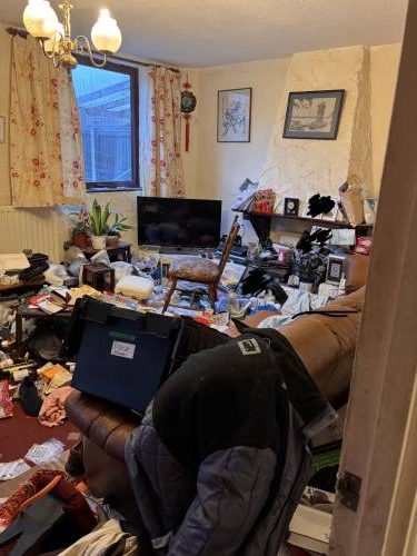 A cleared out room