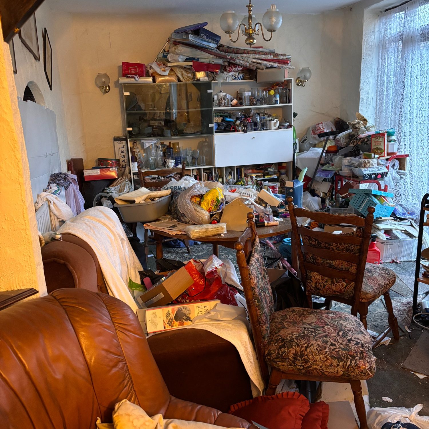 A cleared out room