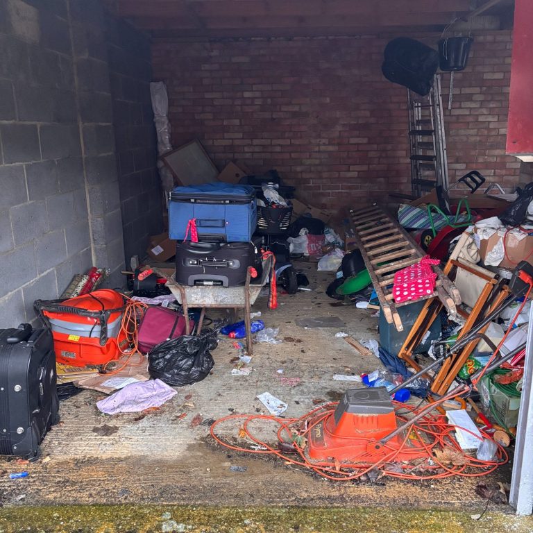 A room that needs a house clearance 